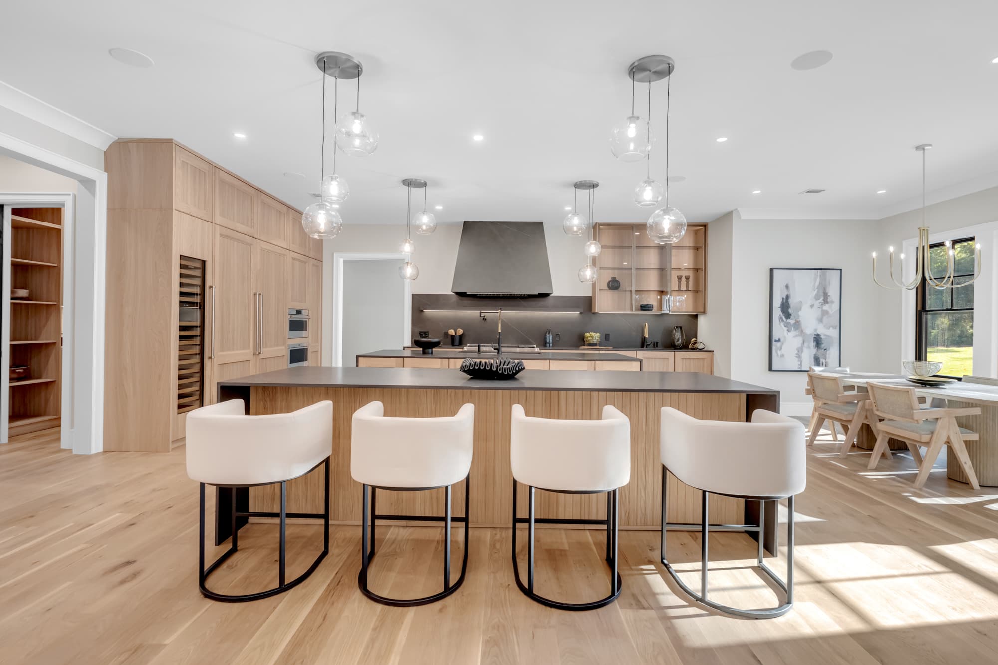 Luxury staged interior — short-term rental furnishing in Deal, NJ