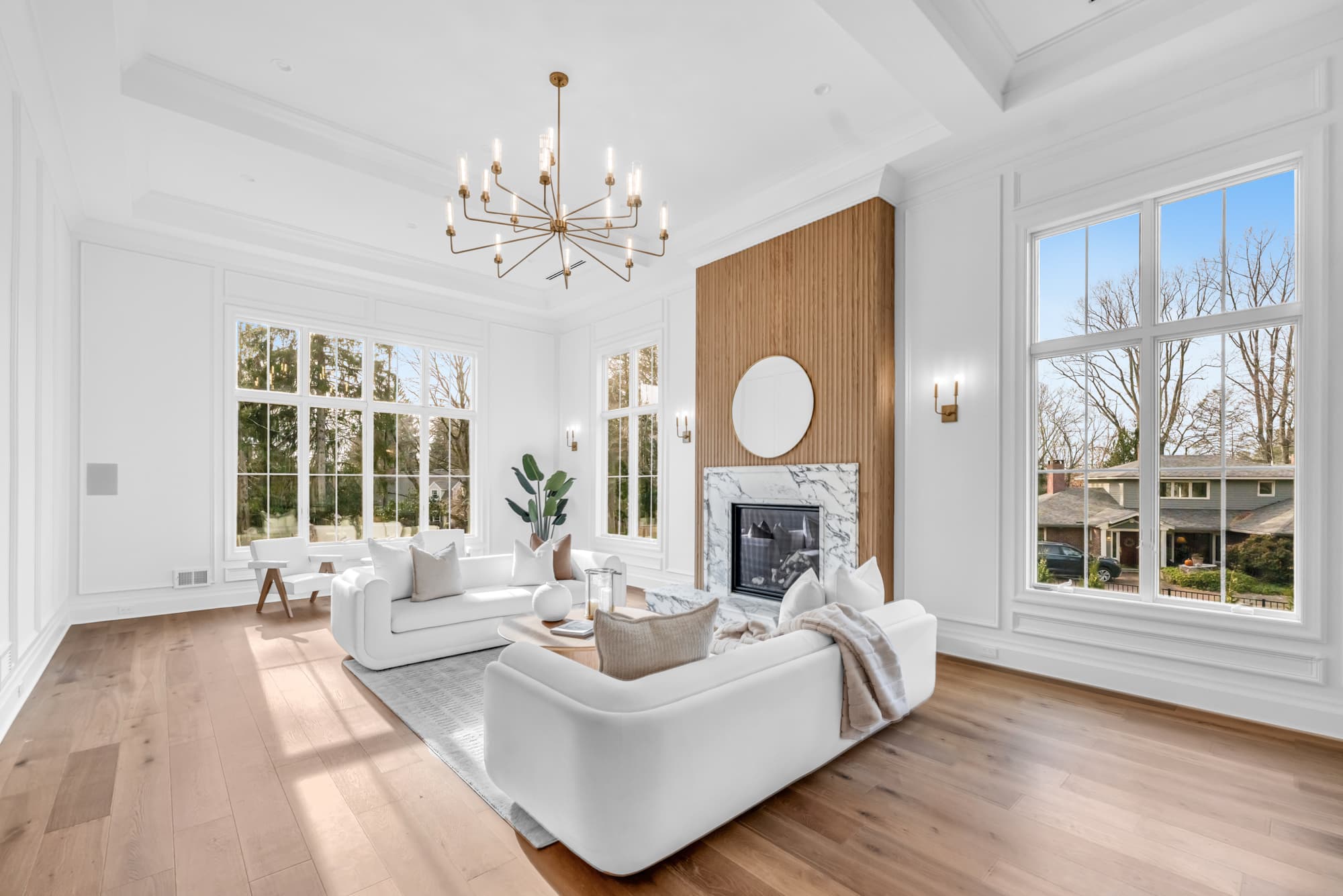 Luxury staged interior — short-term rental furnishing in Denville, NJ