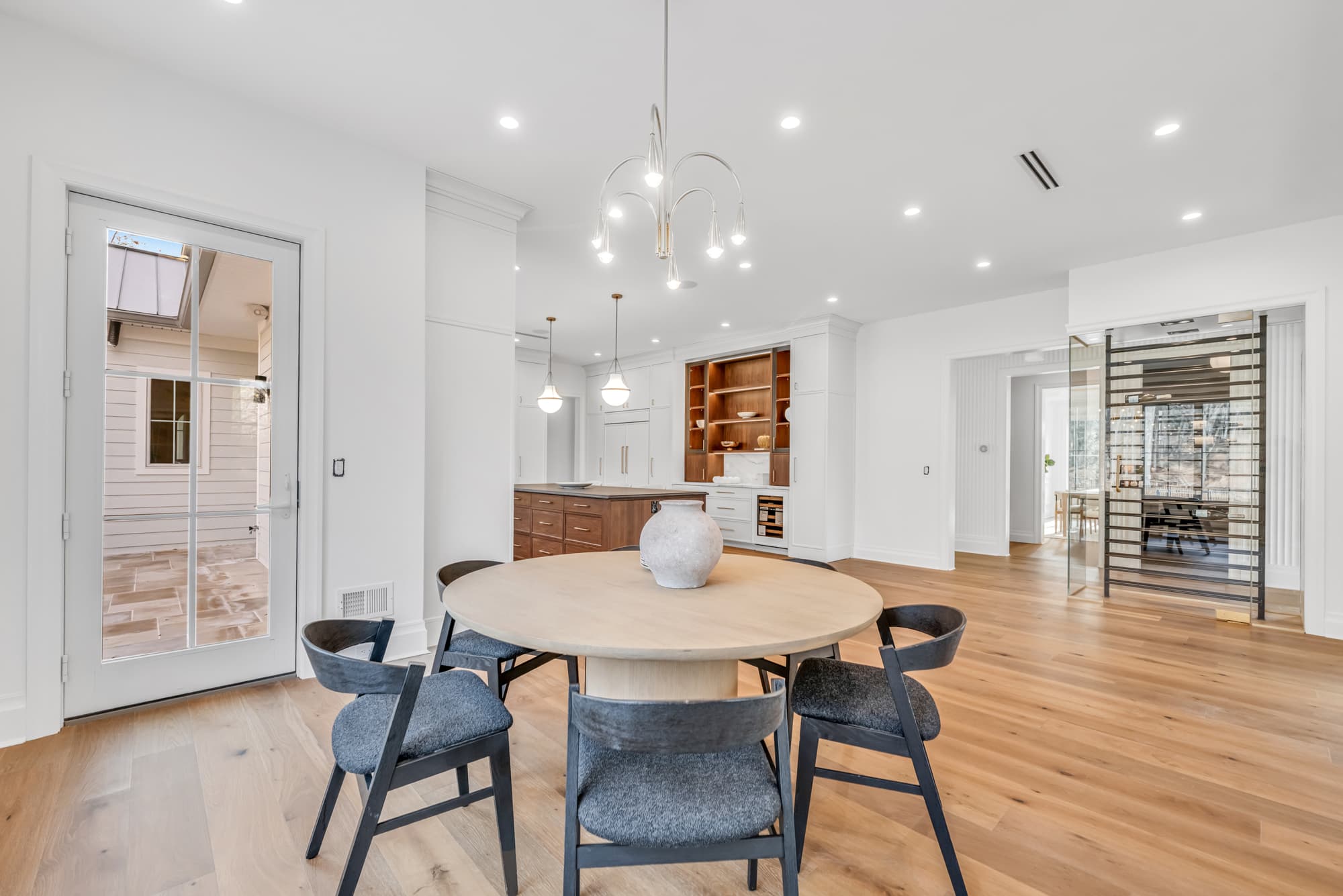 Luxury staged interior — short-term rental furnishing in Rye, NY